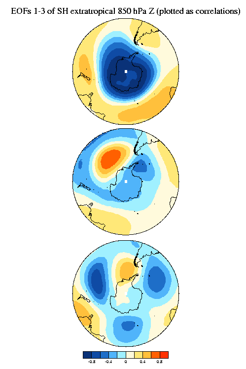 Maps for 30-90S.  See caption