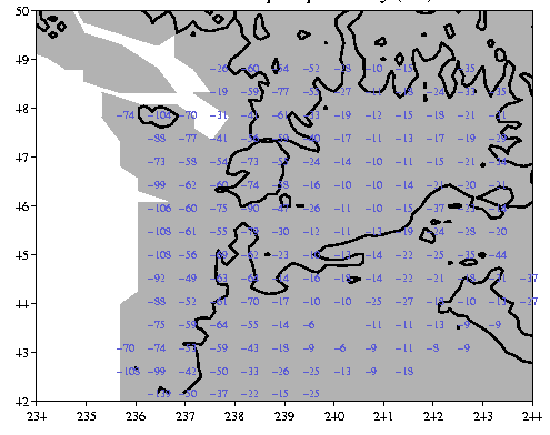 Same map domain as 
previous figure.