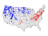 Maps of high SNOW and the PNA